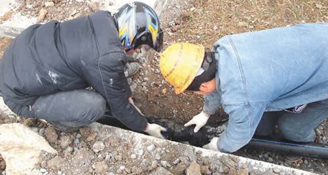 PE給水管埋設深度