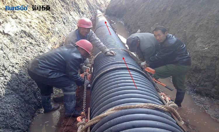 排污管鋪設示意圖